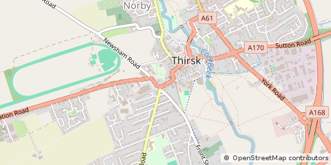 Map of North Yorkshire