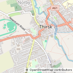 Map of North Yorkshire