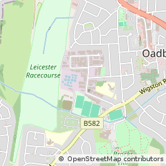 Map of Leicester
