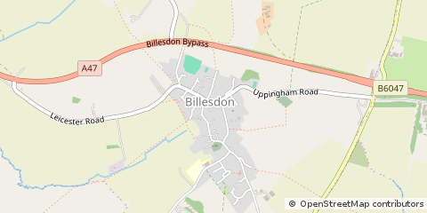 Map of Leicester