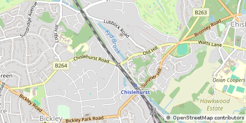 Map of Chislehurst