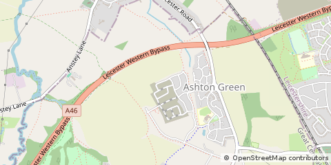 Map of Leicester