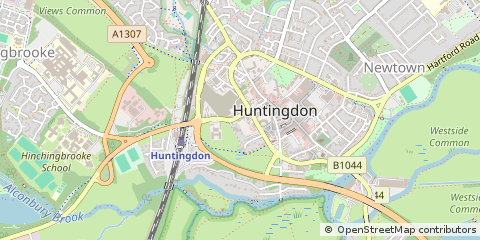 Map of Huntingdon
