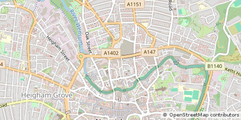 Map of Norwich