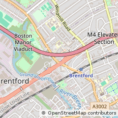 Map of Brentford, London