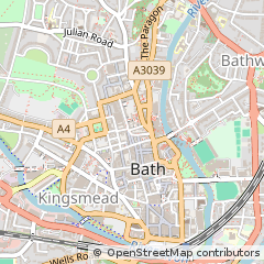 Map of Bath