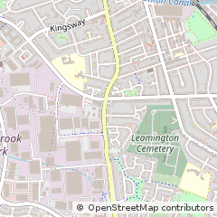 Map of Leamington SPA, Warwickshire