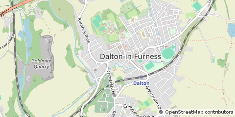 Map of Dalton-in-Furness