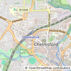 Map of Chelmsford, Essex
