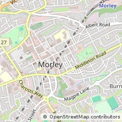 Map of Leeds, West Yorkshire
