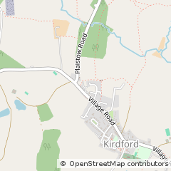 Map of Kirdford, West Sussex