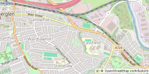 Map of Glasgow