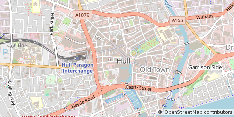 Map of Hull, North Humberside