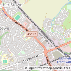 Map of Lichfield