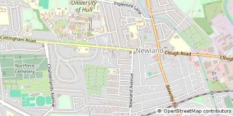 Map of Hull