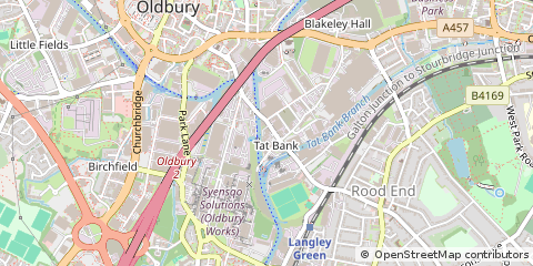 Map of Oldbury, West Midlands