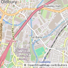 Map of Oldbury, West Midlands