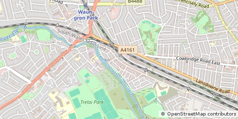 Map of Cardiff