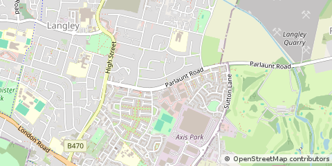 Map of Slough