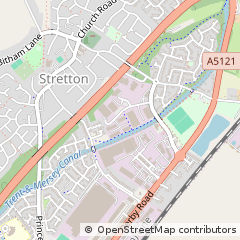 Map of Burton-on-Trent, Staffordshire