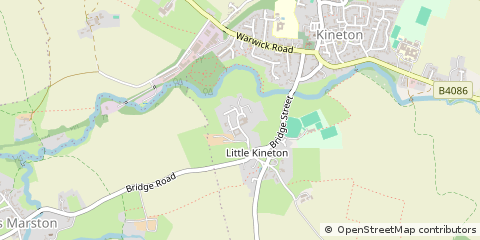 Map of Stratford on Avon, Warwickshire