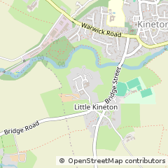 Map of Stratford on Avon, Warwickshire