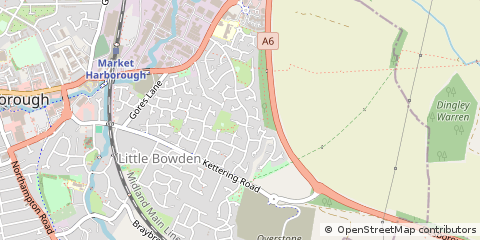 Map of Market Harborough