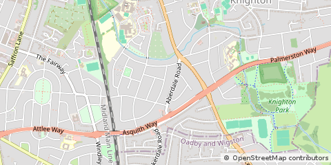 Map of Leicester