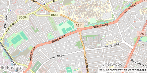 Map of Nottingham