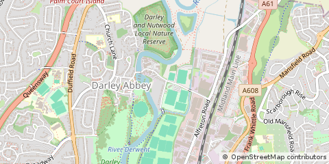 Map of Derby, Derbyshire