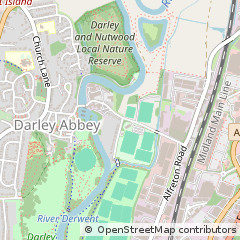 Map of Derby, Derbyshire