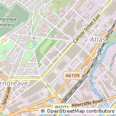 Map of Sheffield, (select)