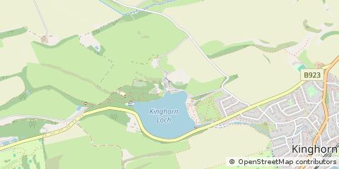 Map of Burntisland, Fife