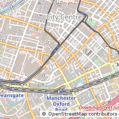 Map of Manchester, Greater Manchester