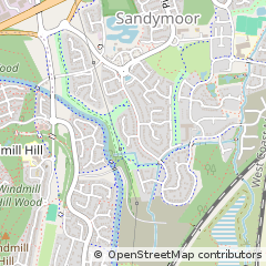 Map of Runcorn, Cheshire