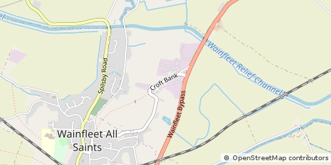 Map of Skegness, Lincolnshire