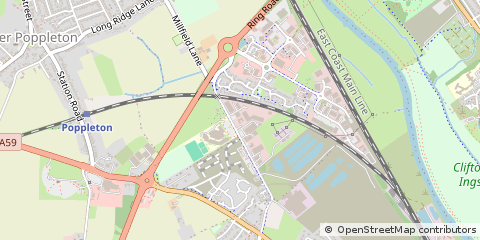Map of Nether Poppleton, York