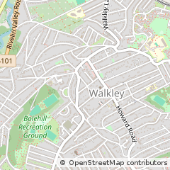 Map of Sheffield