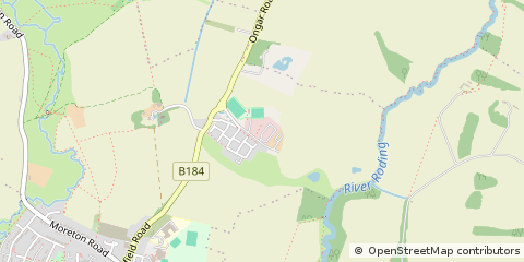 Map of Ongar, Essex