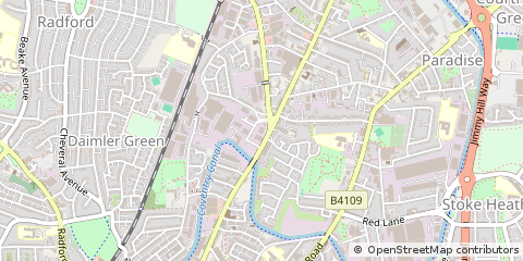 Map of Coventry