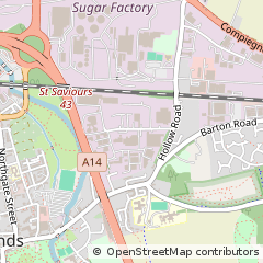Map of Bury ST Edmunds, Suffolk