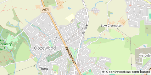 Map of Oldham