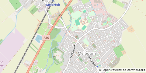 Map of Royston, Herts