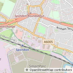 Map of Derby, Derbyshire