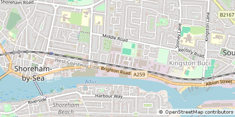Map of Shoreham-by-SEA
