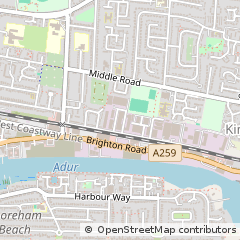 Map of Shoreham-by-SEA