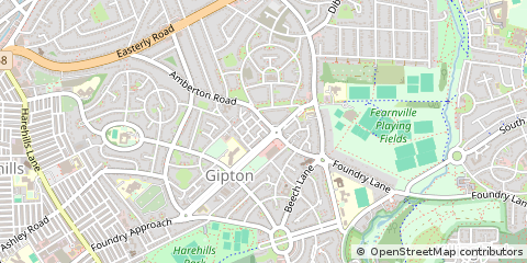 Map of Leeds