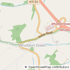 Map of Okehampton, Devon