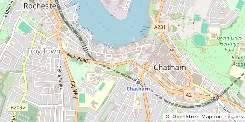 Map of Chatham