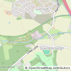 Map of Barnsley, South Yorkshire